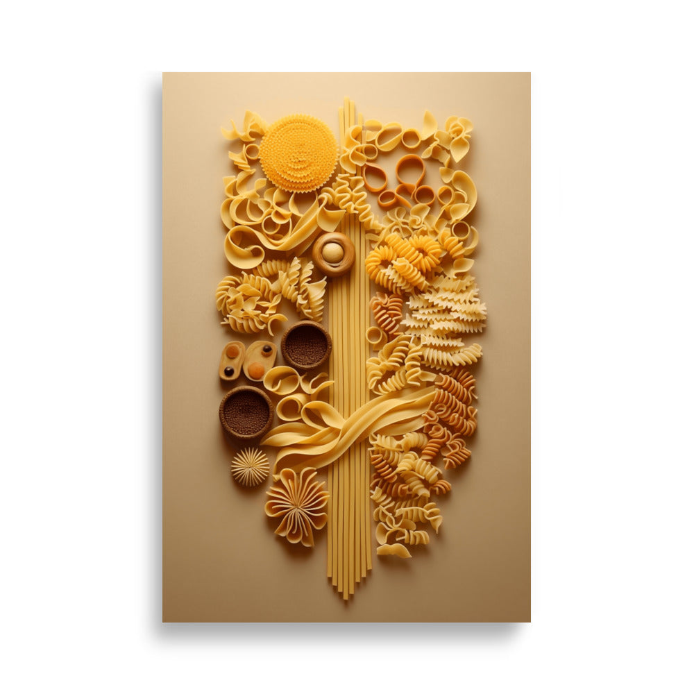 Pasta shapes poster - Posters - EMELART