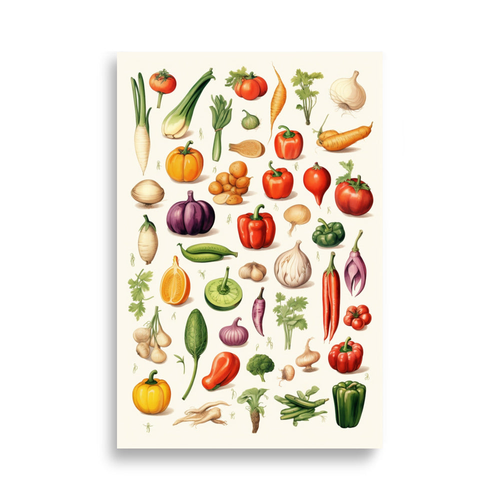 Vegetables poster - Posters - EMELART