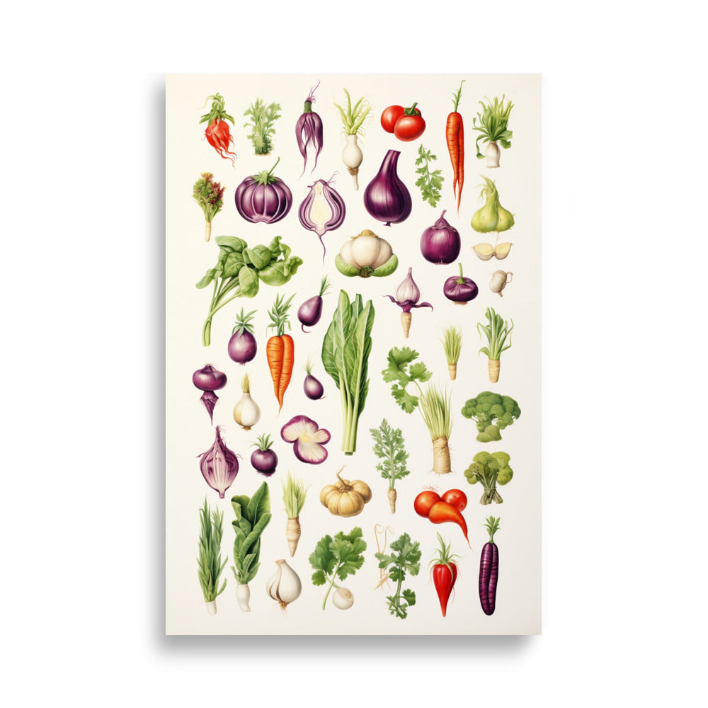 Vegetables poster - Posters - EMELART