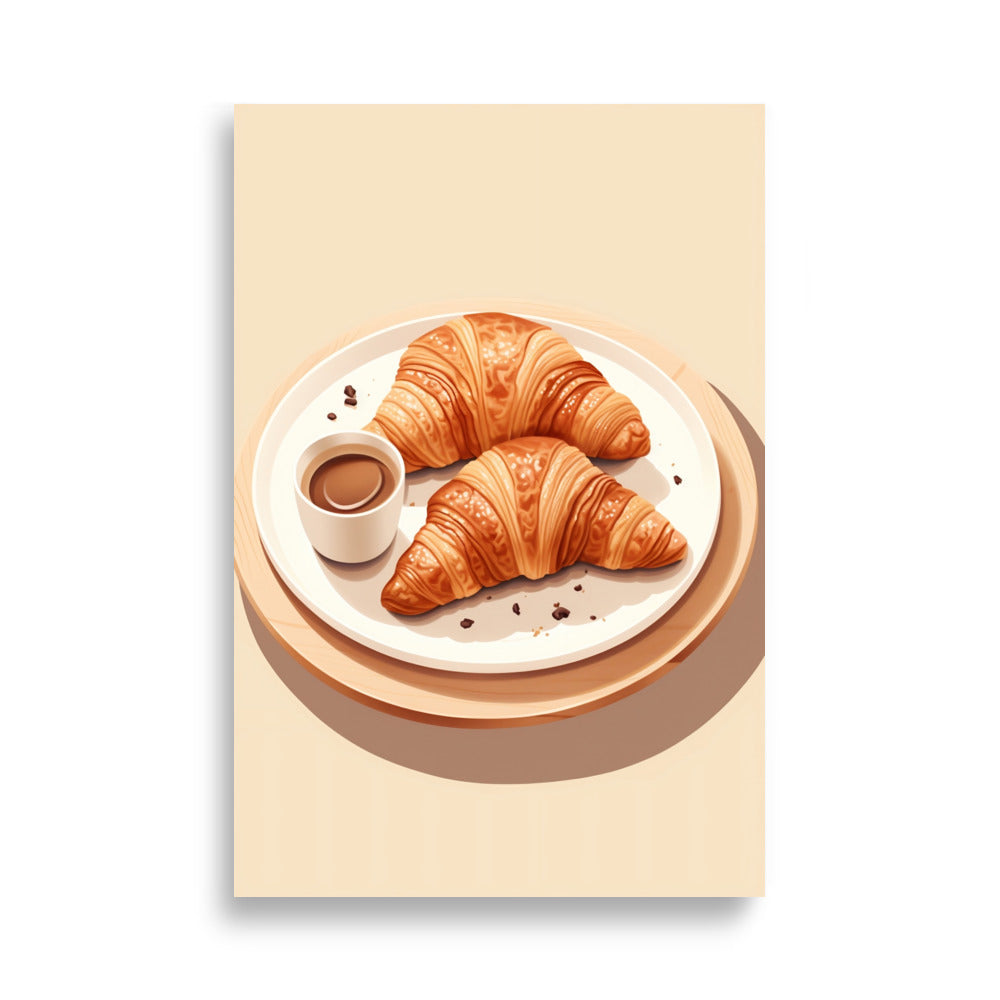 Croissants poster - Posters - EMELART