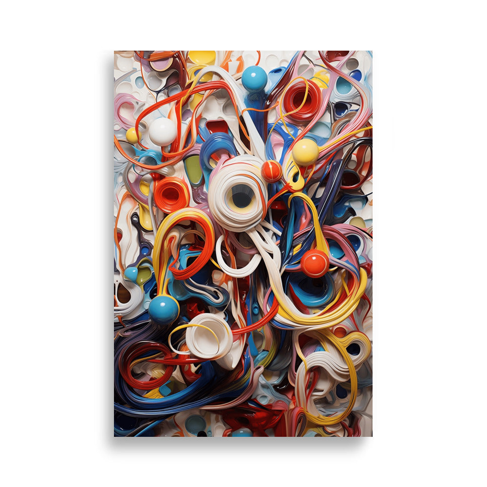 Abstract electrical wires poster - Posters - EMELART