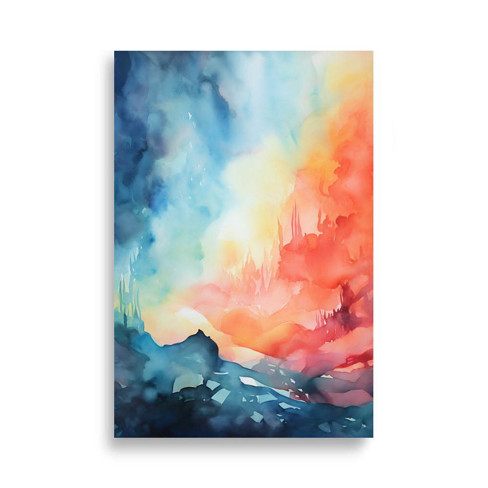 Abstract scenery pastel poster - Posters - EMELART