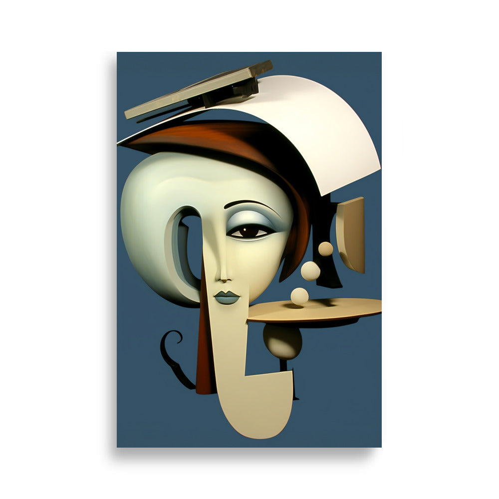 Cubism in 3d poster - Posters - EMELART