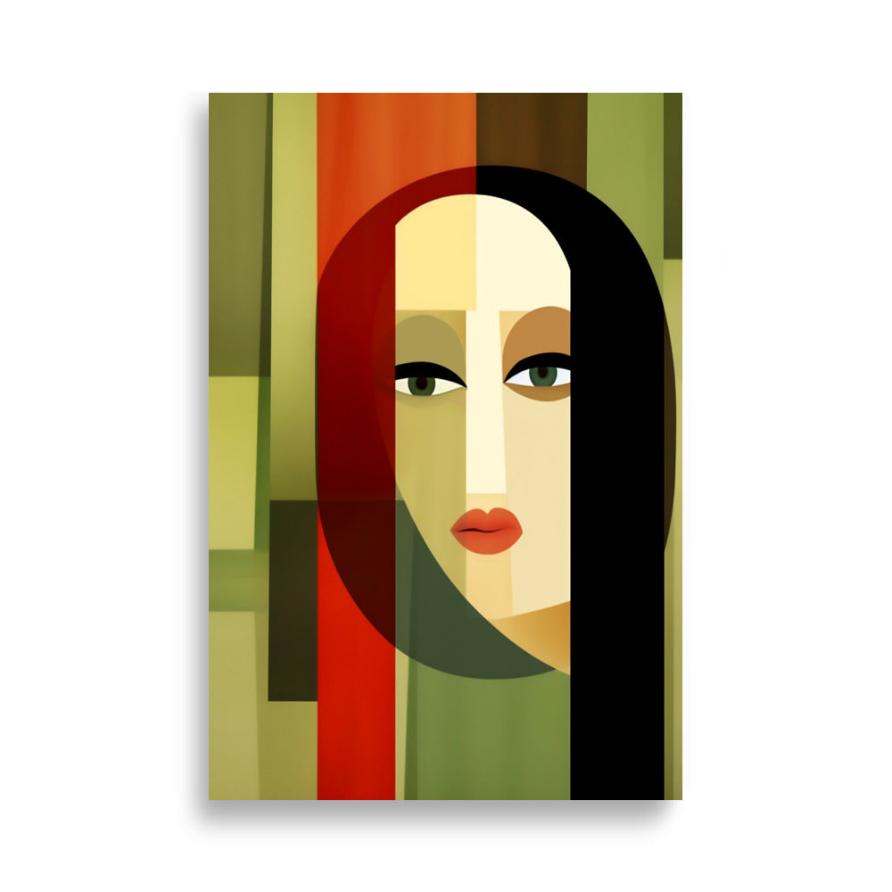 Cubism woman poster - Posters - EMELART