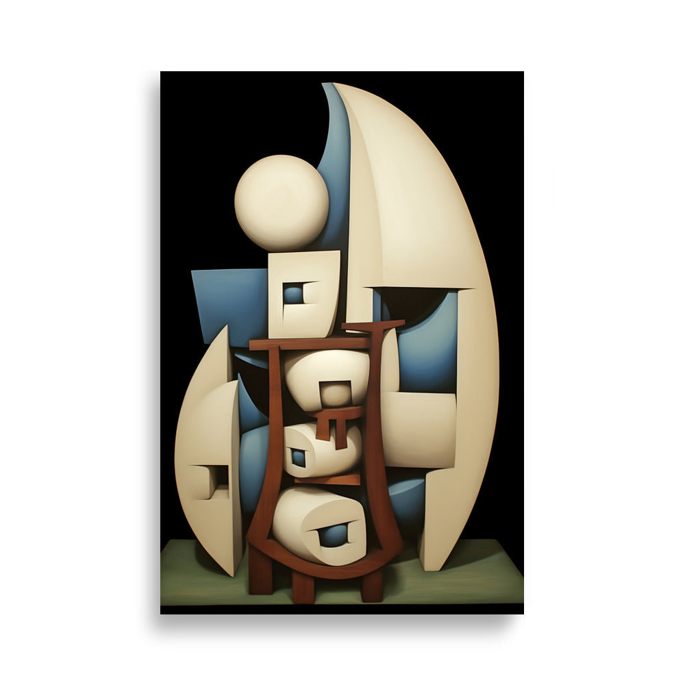 Cubism in 3d poster - Posters - EMELART