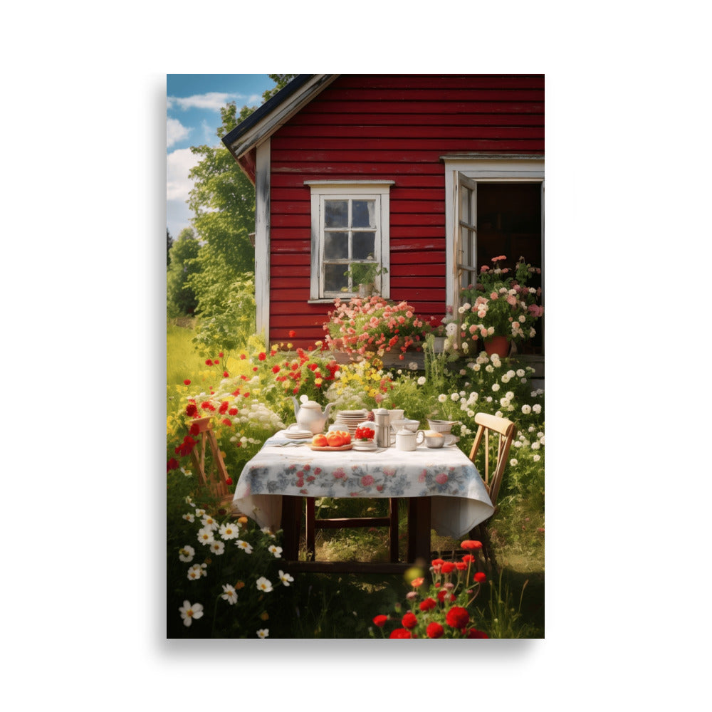 Swedish farmhouse poster - Posters - EMELART