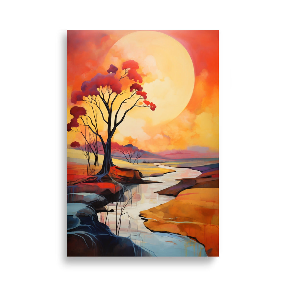 Abstract landscape poster - Posters - EMELART