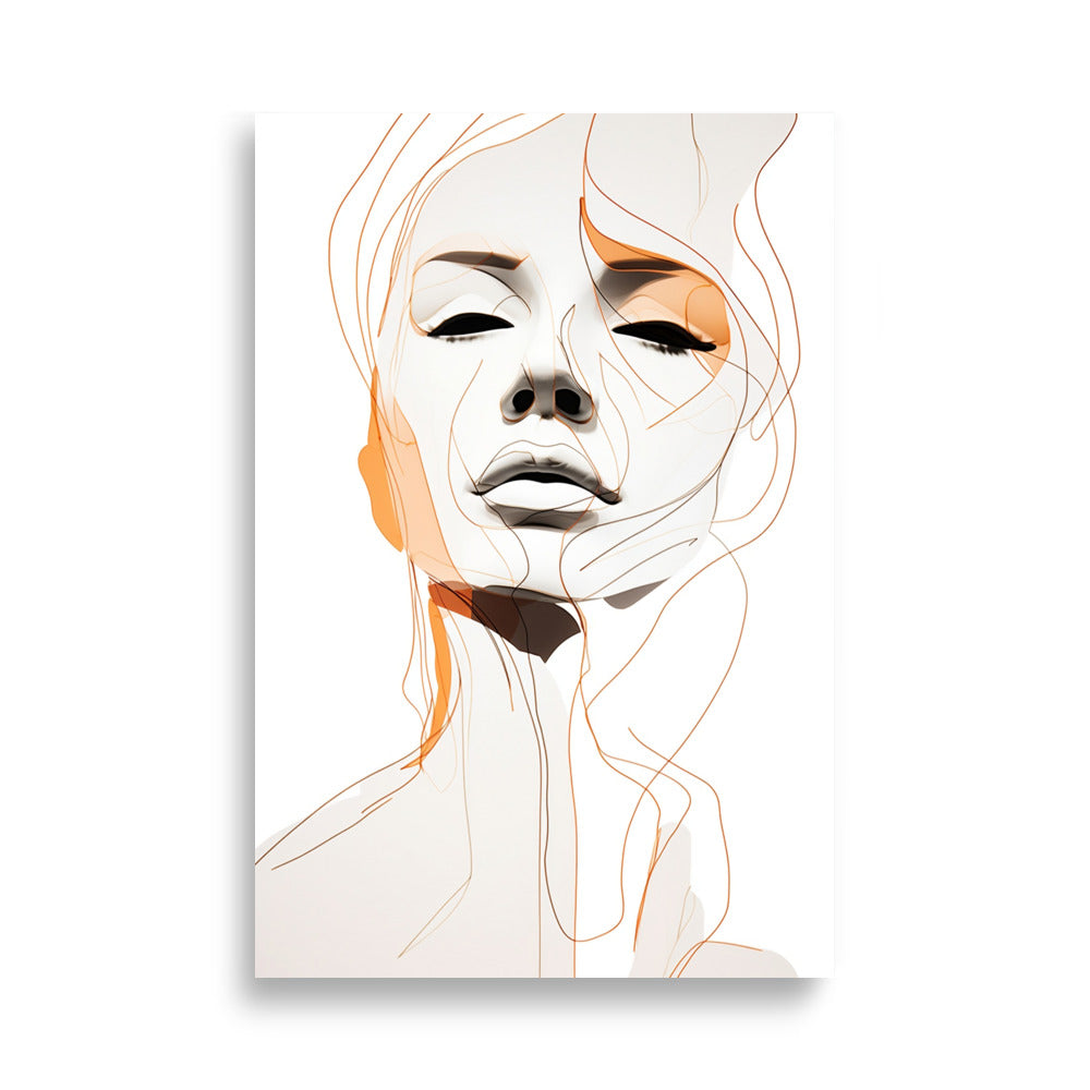 Woman lines poster - Posters - EMELART