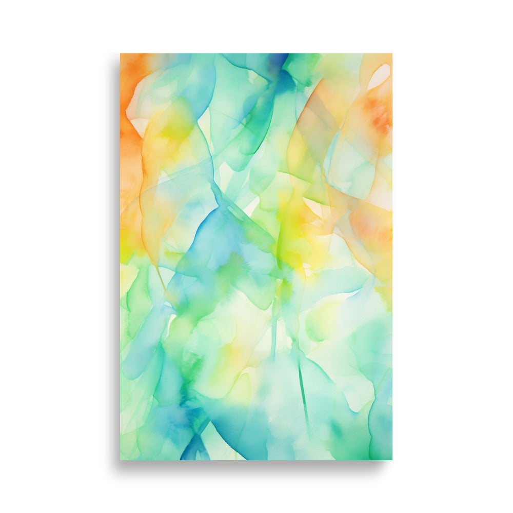 Watercolor brush strokes poster - Posters - EMELART