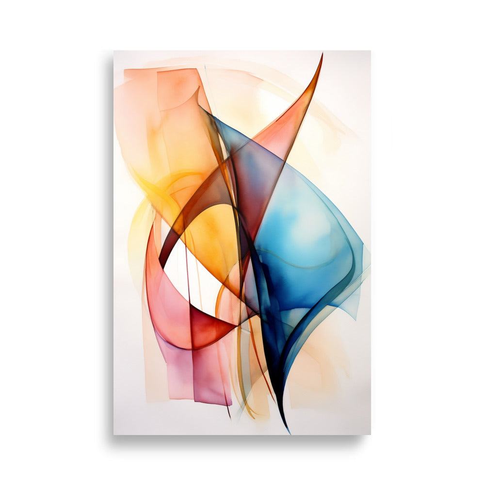 Watercolor strokes poster - Posters - EMELART