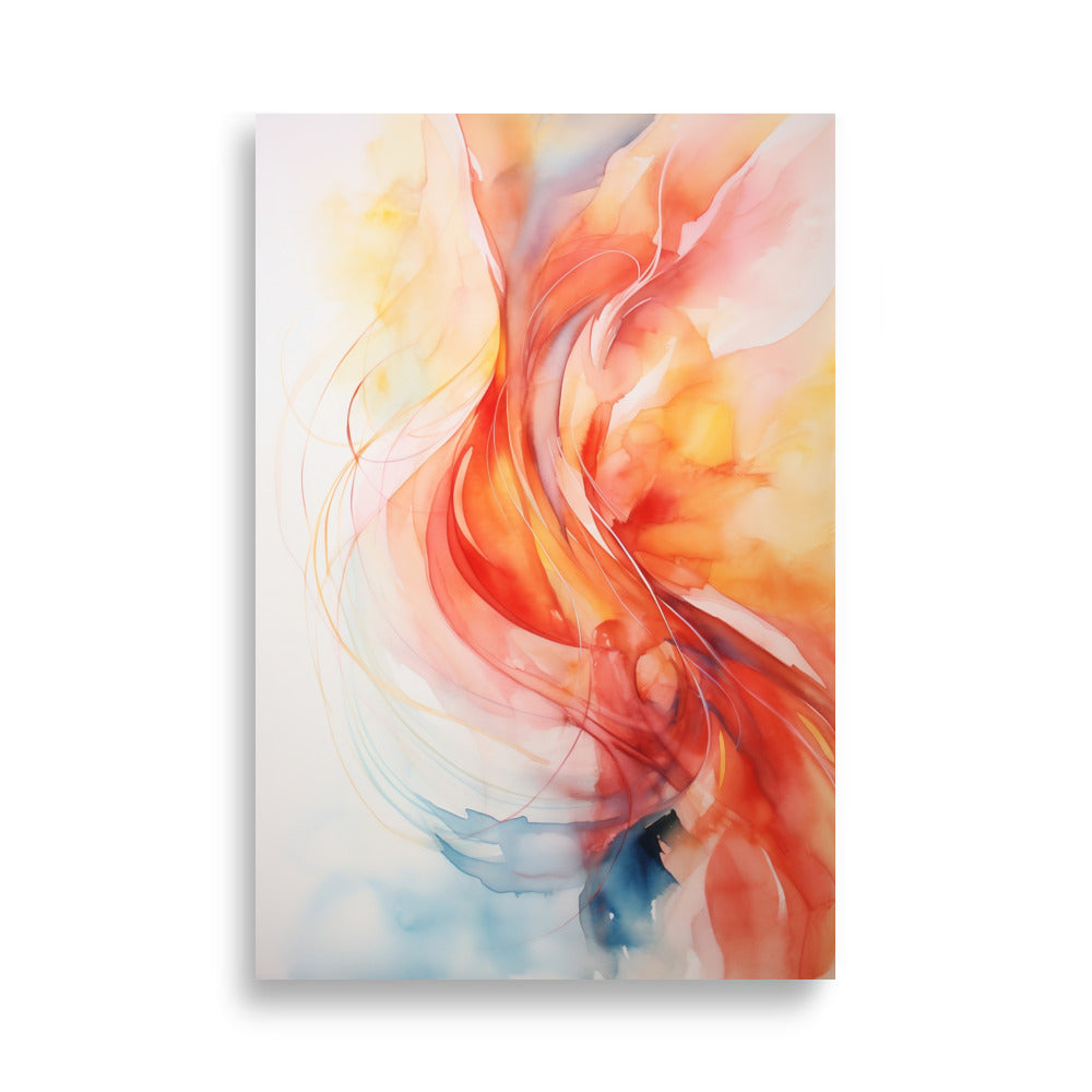 Watercolor flow poster - Posters - EMELART