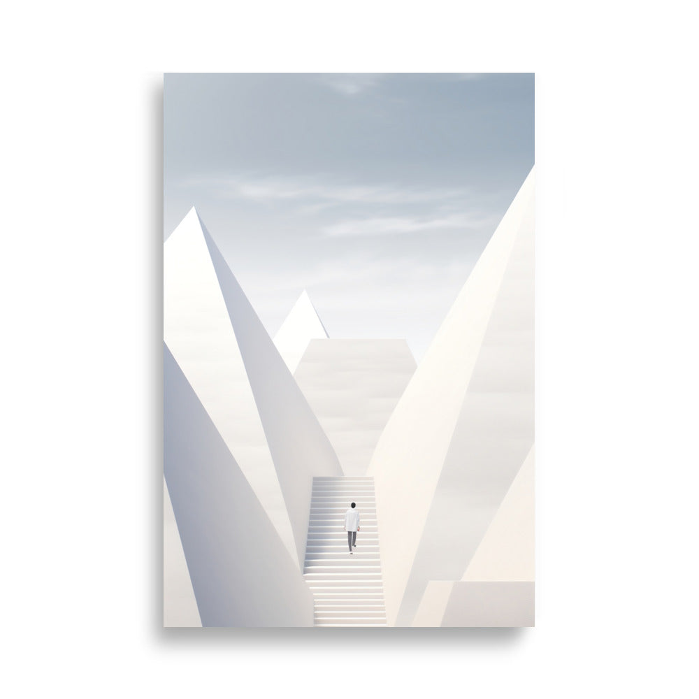 Pyramids minimalistic poster - Posters - EMELART