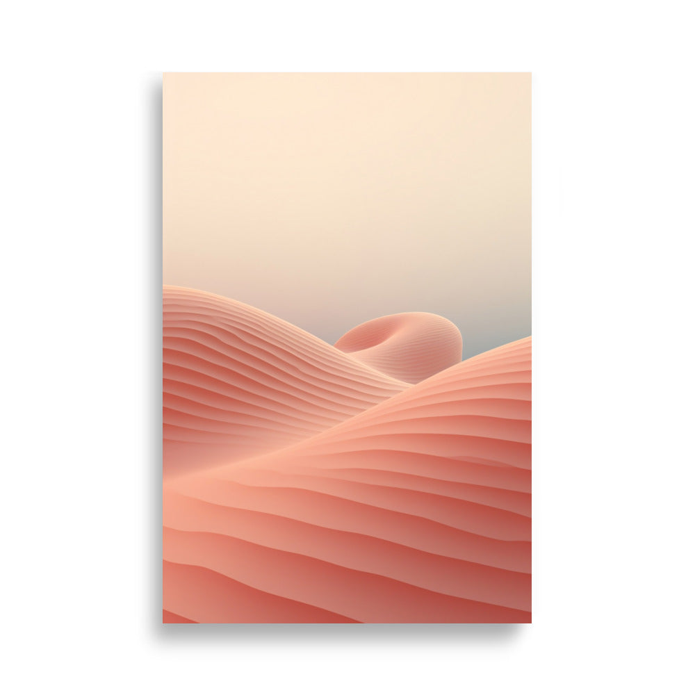 Soft pink lines poster - Posters - EMELART