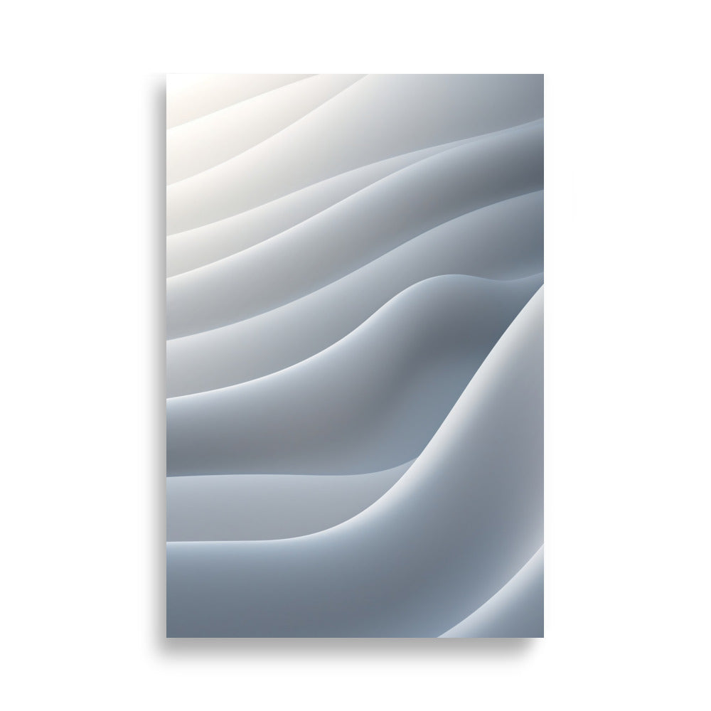 Soft gray lines poster - Posters - EMELART