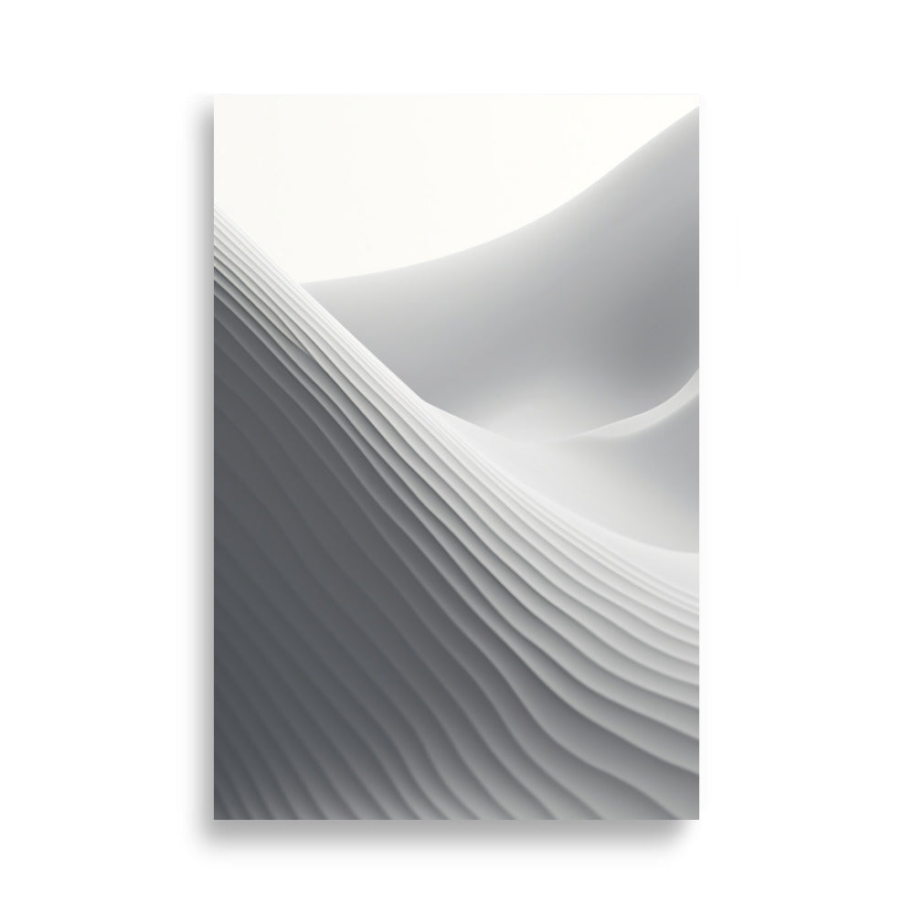 Soft gray lines poster - Posters - EMELART