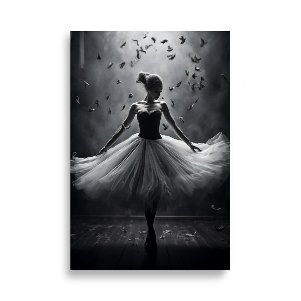 Dancing ballerina poster - Posters - EMELART