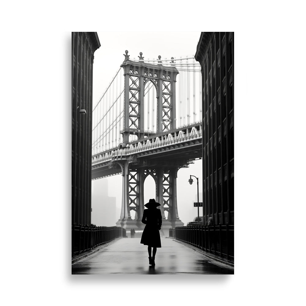 Manhattan bridge poster - Posters - EMELART