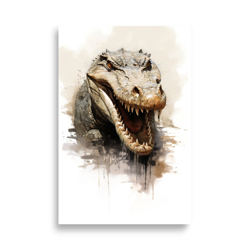 Crocodile poster - Posters - EMELART