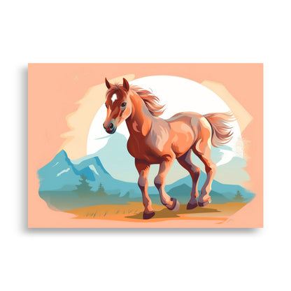 Baby horse poster - Posters - EMELART