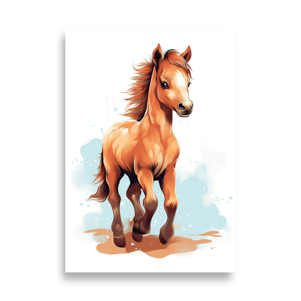 Baby horse poster - Posters - EMELART