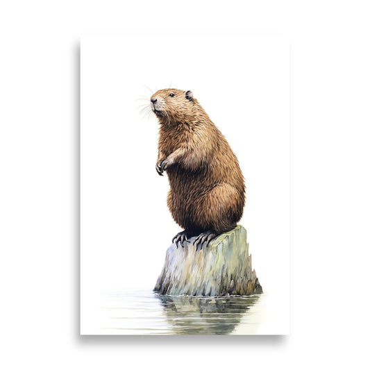 Beaver poster - Posters - EMELART