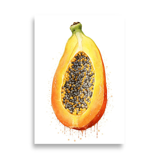 Papaya poster - Posters - EMELART