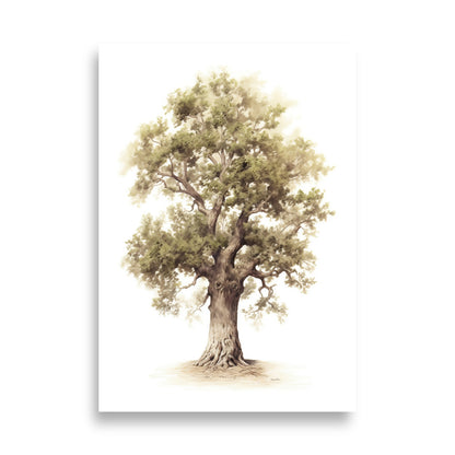 Oak tree poster - Posters - EMELART