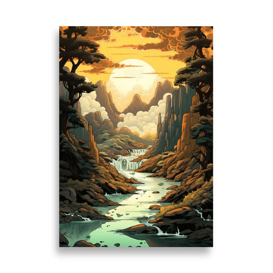 Majestic landscape poster - Posters - EMELART