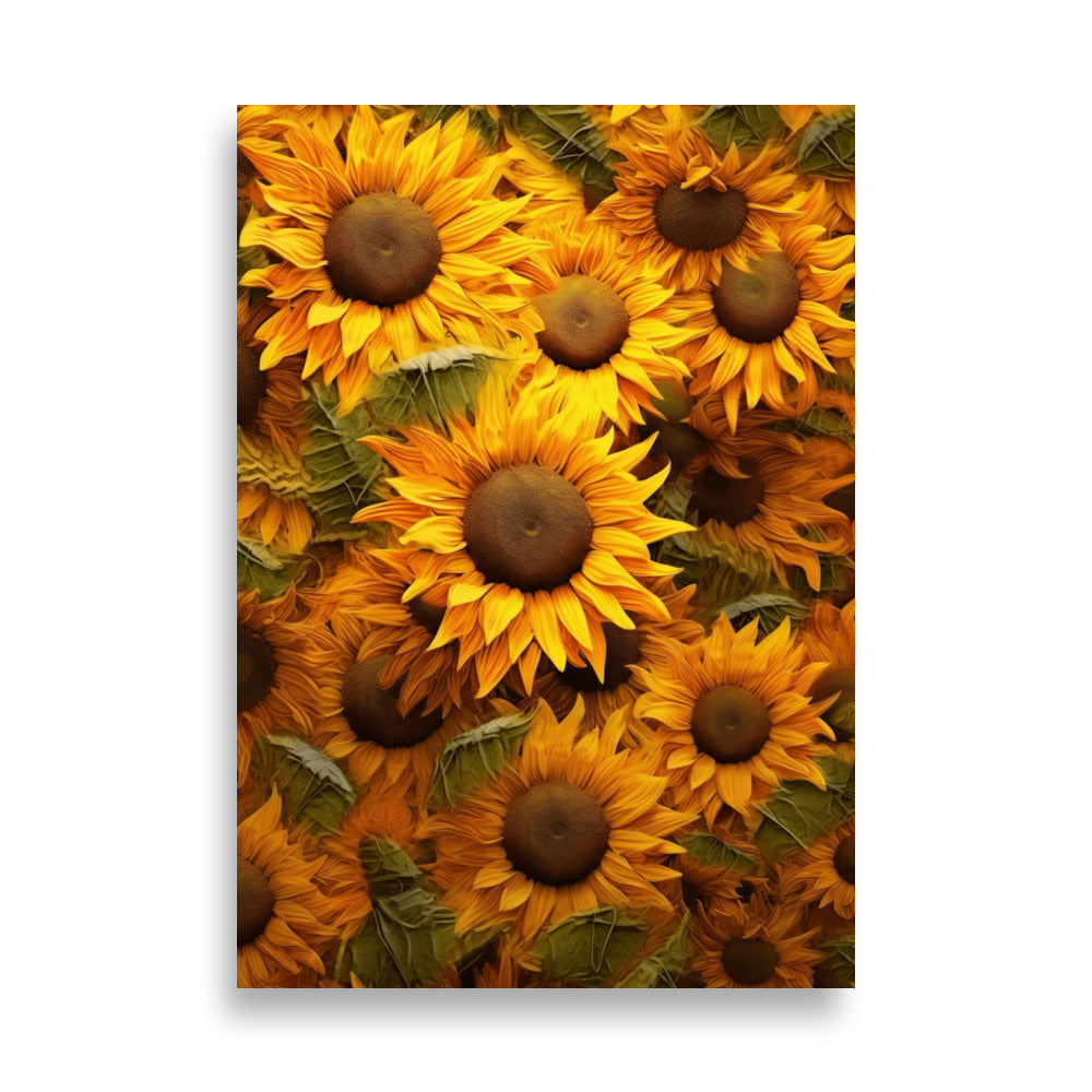 Sunflower field poster - Posters - EMELART