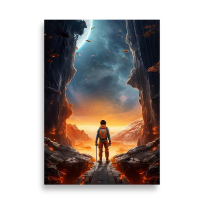 Space adventure poster - Posters - EMELART