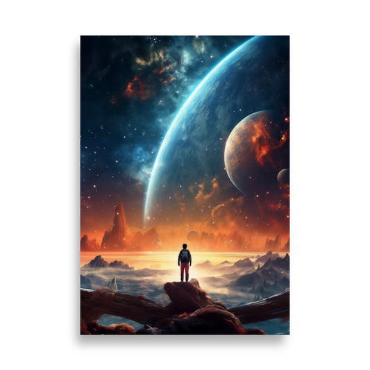 Space view poster - Posters - EMELART