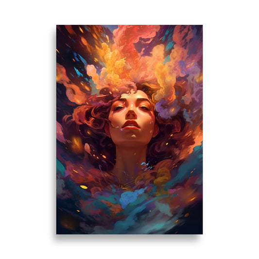 Girl in trance state poster - Posters - EMELART