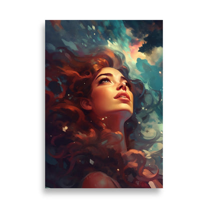 Dreaming girl poster - Posters - EMELART