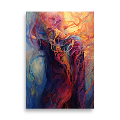 Abstract woman poster - Posters - EMELART