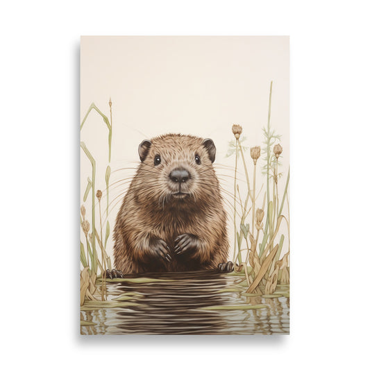 Beaver poster - Posters - EMELART