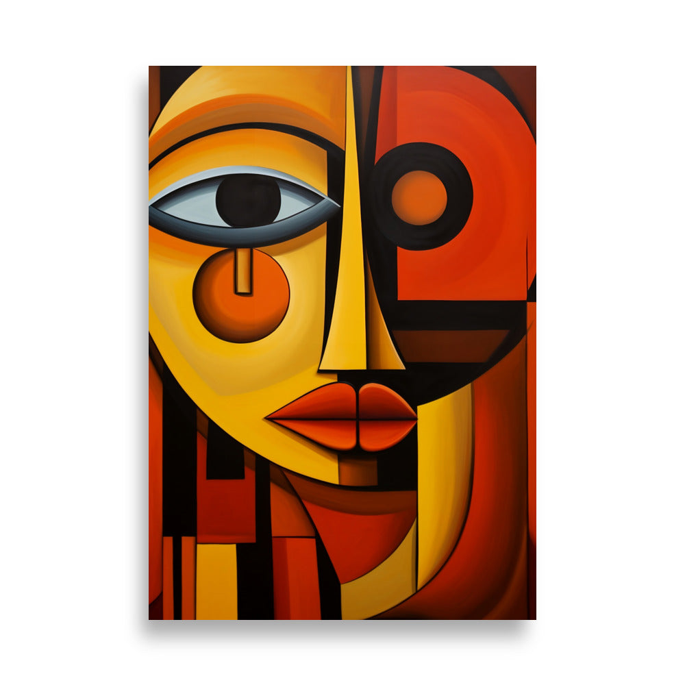 Orange lady poster - Posters - EMELART