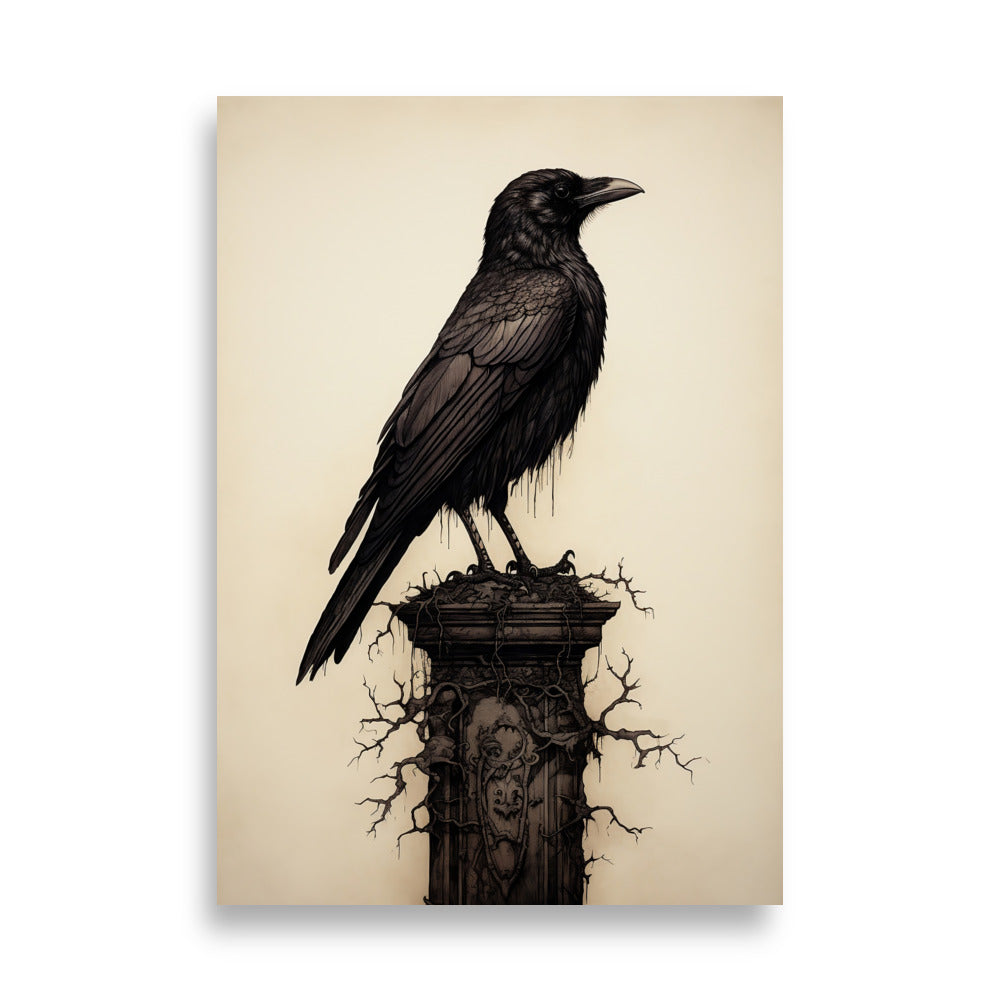 Crow poster - Posters - EMELART