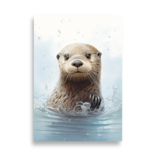 Otter poster - Posters - EMELART