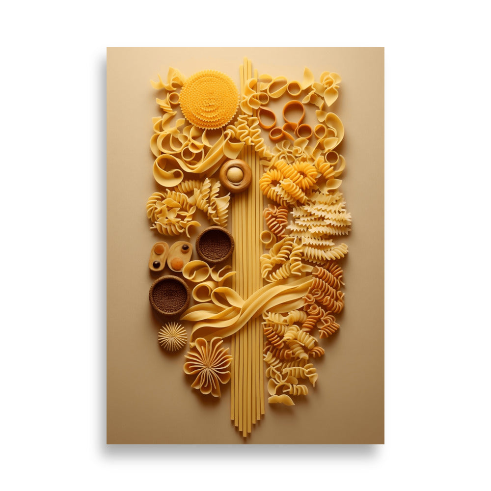 Pasta shapes poster - Posters - EMELART