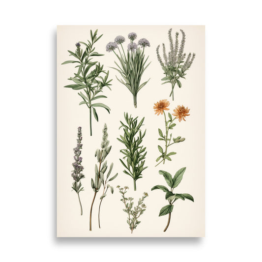 Herbs poster - Posters - EMELART