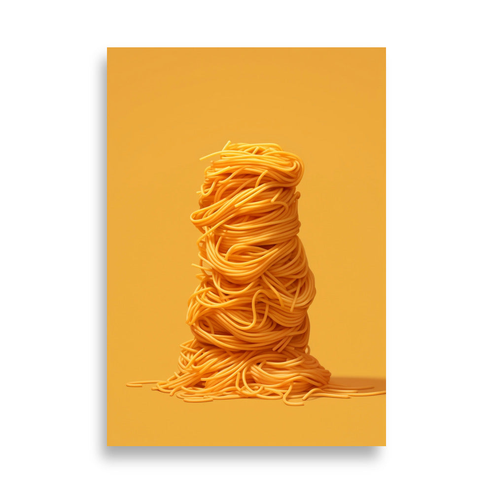 Pile of pasta poster - Posters - EMELART