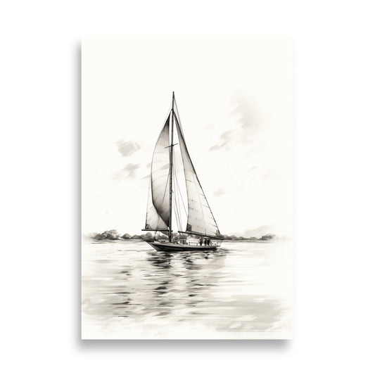 Sailboat poster - Posters - EMELART