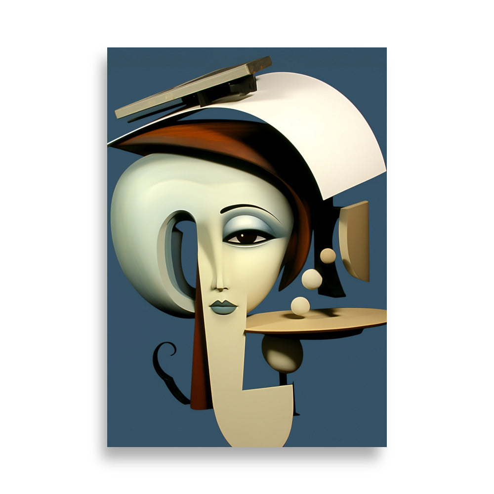 Cubism in 3d poster - Posters - EMELART