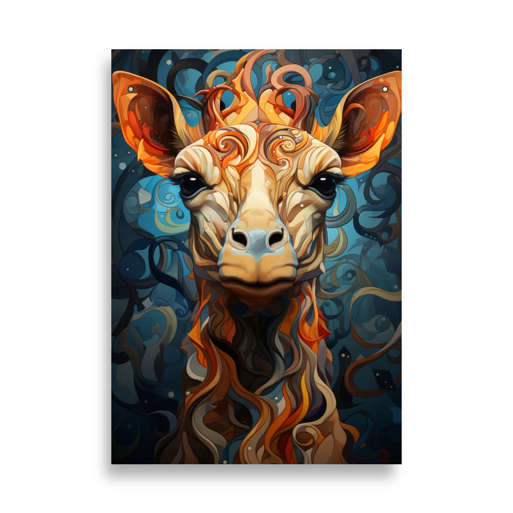 Giraffe poster - Posters - EMELART