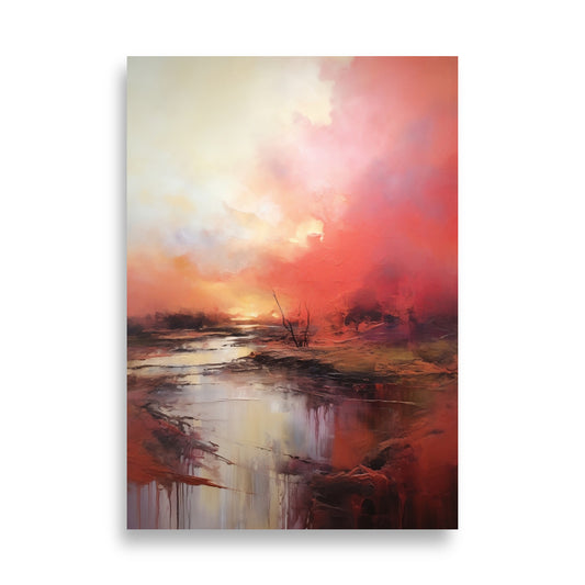 Abstract landscape poster - Posters - EMELART