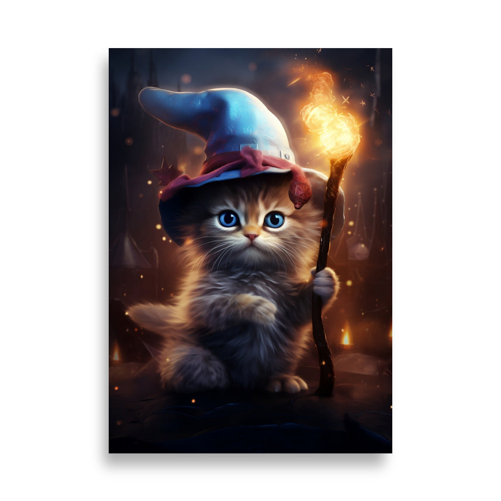Magical Kitten poster - Posters - EMELART