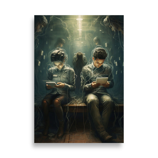 Cybernetic Addiction poster - Posters - EMELART