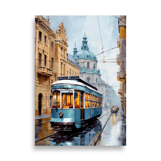 Tram poster - Posters - EMELART