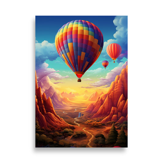 Hot-Air Balloon Adventure poster - Posters - EMELART