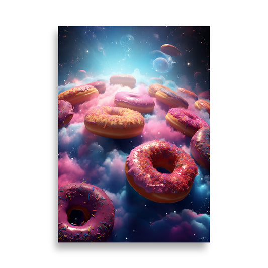 Cosmic Donuts poster - Posters - EMELART